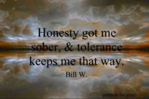 honesty got me sober